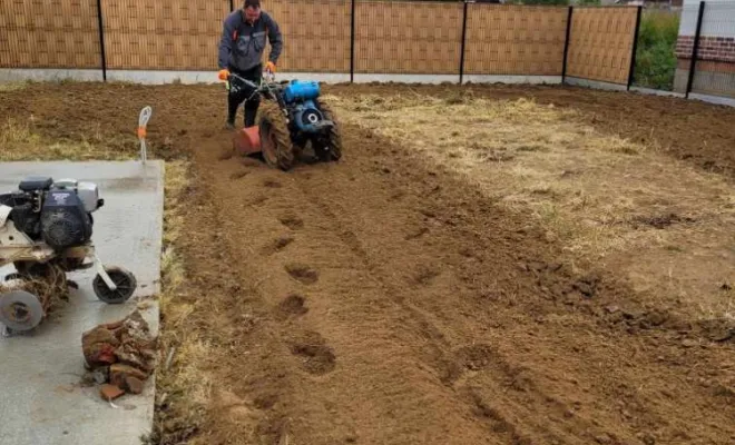 Semence de pelouse dans un jardin de maison à Liévin , Auchel, Delepine Entreprise